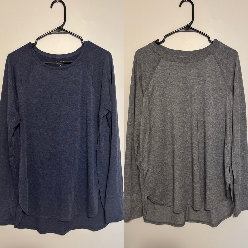 Bundle of 2 long sleeve Tek Gear base layers